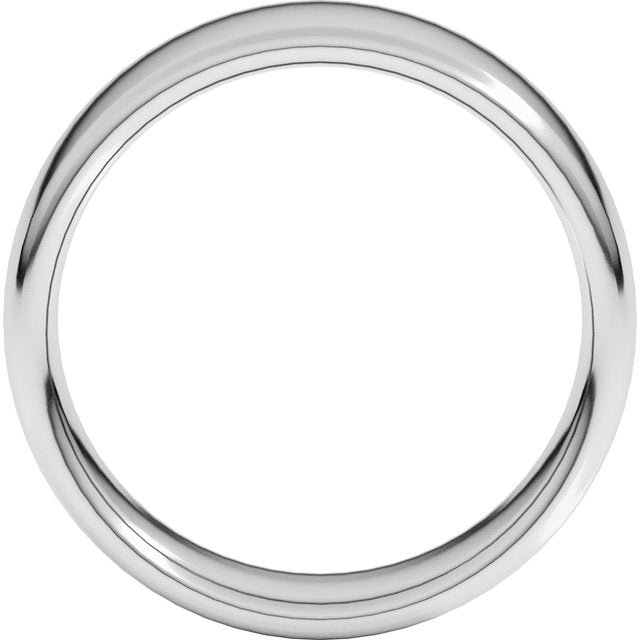 14K Yellow Or White Or Rose Gold Comfort-Fit Standard Weight European-Style Band
