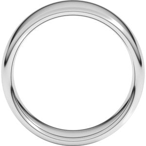 18K Yellow Or White Or Rose Gold Comfort-Fit European-Style Band