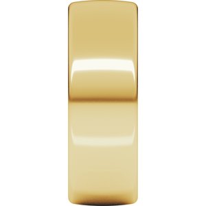 18K Yellow Or White Or Rose Gold Comfort-Fit European-Style Band