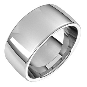 18K Yellow Or White Gold 9 mm Comfort-Fit Standard Weight European-Style Band