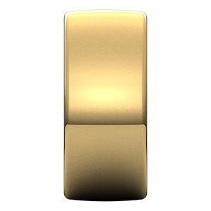 18K Yellow Or White Or Rose Gold Comfort-Fit European-Style Band