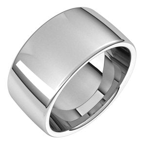 14K Yellow Or White Or Rose Gold Or Platinum 10 mm Comfort-Fit Standard Weight European-Style Band