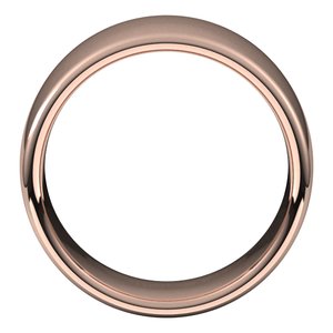 18K Yellow Or White Or Rose Gold Comfort-Fit European-Style Band