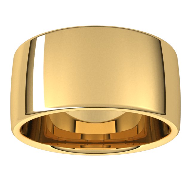 14K Yellow Or White Or Rose Gold Comfort-Fit Standard Weight European-Style Band