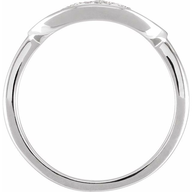 14K Yellow Or White Gold Round I1, H+ Polished Natural Diamond Initial A Signet Ring