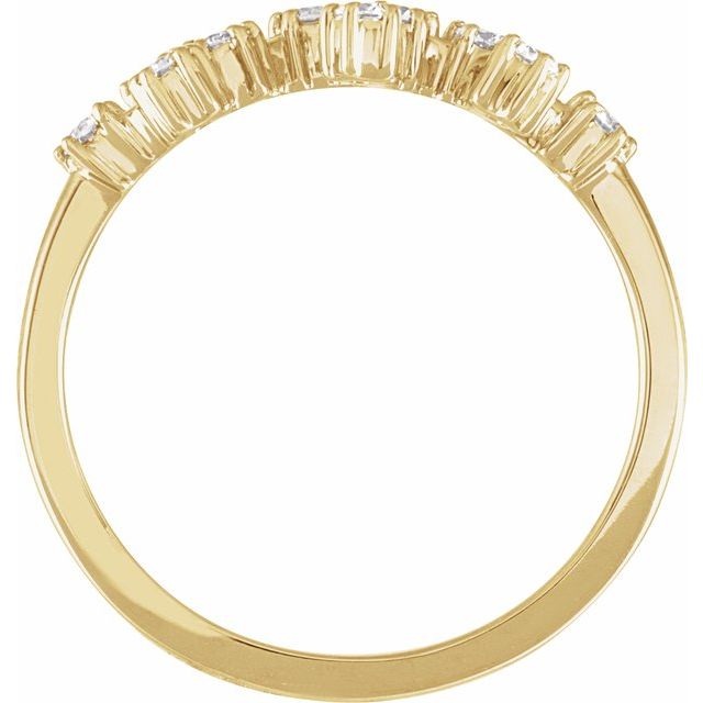 14K Yellow Or White Gold Round I1, H+ Polished Natural Diamond Zodiac Constellation Ring, Size 7
