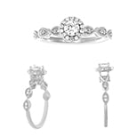 14K Yellow Or White Gold Diamond Ladies Ring