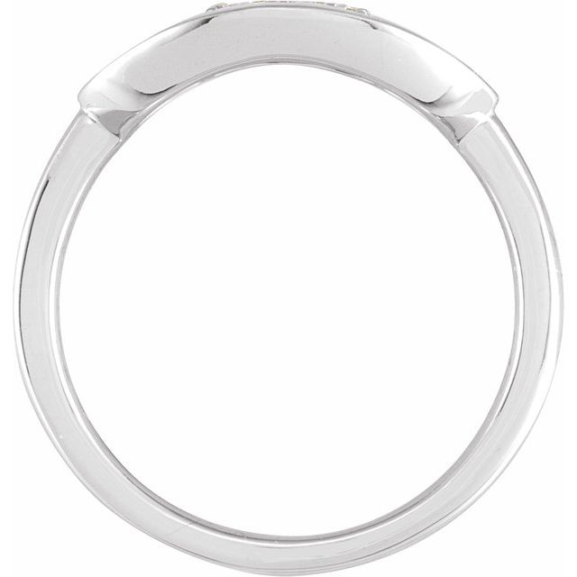 14K Yellow Or White Gold Round I1, H+ Polished Natural Diamond Initial A Signet Ring