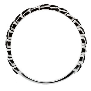 14K White Gold To Jesus Through Mary Consecration Ring Size 7
