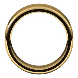 14K Yellow Or White Gold 9 Mm Flat Comfort Fit Heavy With Round Edge Band