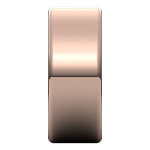 18K Yellow Or White Or Rose Gold Lightweight Round-Edge Comfort-Fit Flat Band