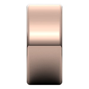 10K Yellow Or White Or Rose Gold Lightweight Round-Edge Comfort-Fit Flat Band