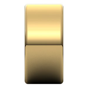 10K Yellow Or White Or Rose Gold Lightweight Round-Edge Comfort-Fit Flat Band