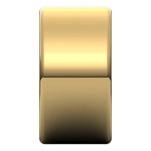 18K Yellow Or White Or Rose Gold Lightweight Round-Edge Comfort-Fit Flat Band