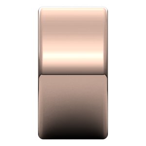 18K Yellow Or White Or Rose Gold Lightweight Round-Edge Comfort-Fit Flat Band