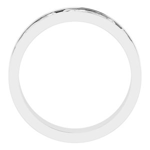 14K White Gold 5 Mm Polished Celtic-Inspired Band Size 10