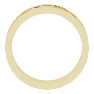 10K Yellow Or White Or Rose Gold Celtic-Inspired Flat Band