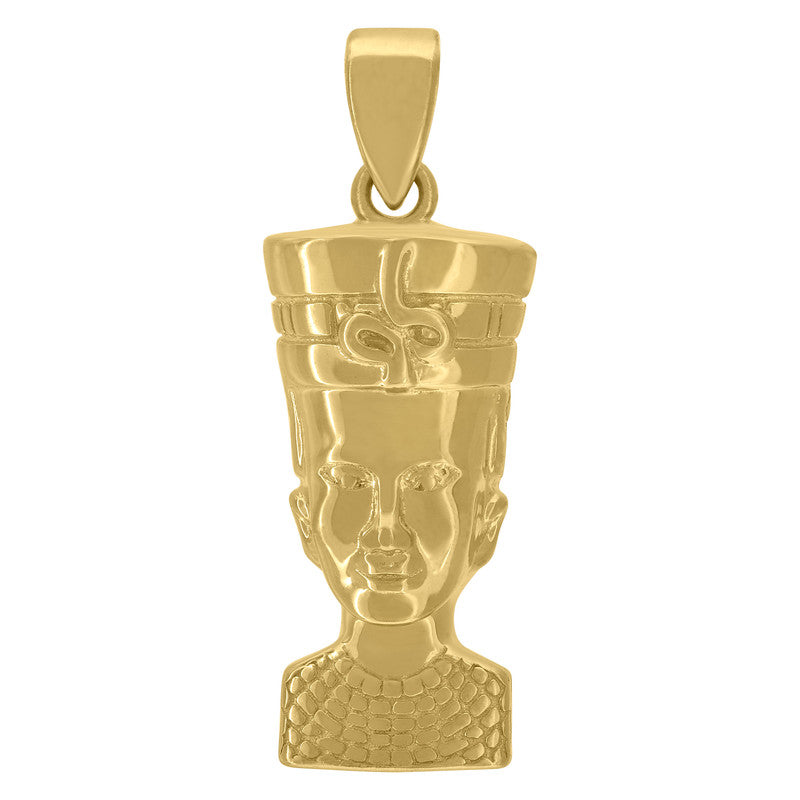 925 Sterling Silver Mens Pharaoh Religious Charm Pendant