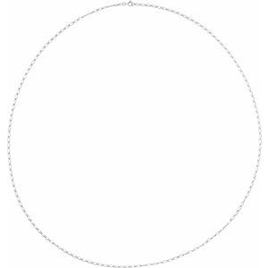 14K Yellow Or White Gold Or Sterling Silver Or Gold-Filled 1.5 Mm Spring Ring Polished Figaro Chain
