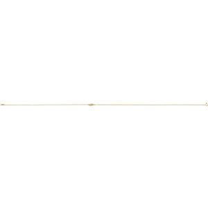 14K Yellow Gold Round G-H I1 .015 Ctw Natural Diamond Off-Center Angel Wing Necklace, Length: 18 In