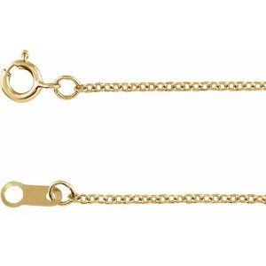 14K Yellow Gold Round G-H I1 .015 Ctw Natural Diamond Off-Center Angel Wing Necklace, Length: 18 In