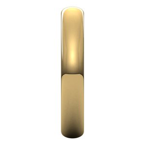 10K Yellow Or White Or Rose Gold Half Round Band