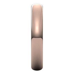 10K Yellow Or White Or Rose Gold Half Round Band