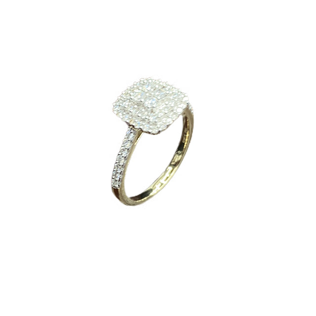 14K Yellow Gold 0.50 Cttw Diamond Ladies Ring