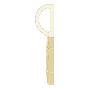 14K Yellow Gold 19.6 X 10.4 Mm Polished Star Of David Pendant