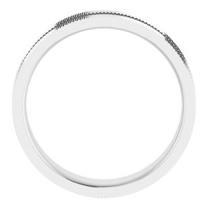 Sterling Silver 6 Mm Polished Knurled Patterned Wedding Band Size 9