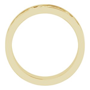18K Yellow Or White Or Rose Gold 5 mm Celtic-Inspired Flat Band