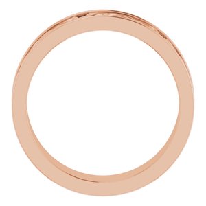 18K Yellow Or White Or Rose Gold 5 mm Celtic-Inspired Flat Band