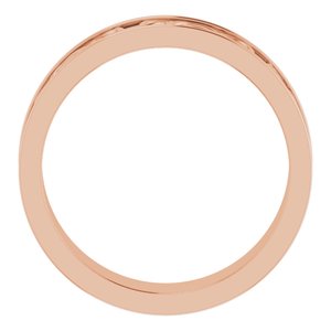18K Yellow Or White Or Rose Gold 5 mm Celtic-Inspired Flat Band