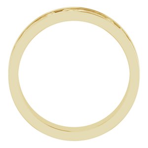 14K Yellow Or White Or Rose Gold Or Sterling Silver Or Platinum Celtic-Inspired Flat Band
