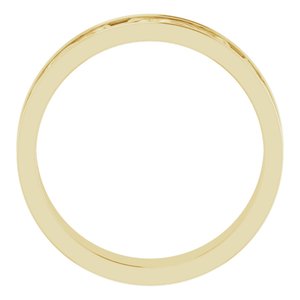 10K Yellow Or White Or Rose Gold Celtic-Inspired Flat Band