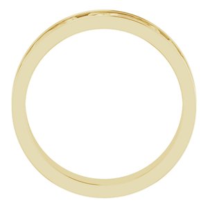 18K Yellow Or White Or Rose Gold 5 mm Celtic-Inspired Flat Band