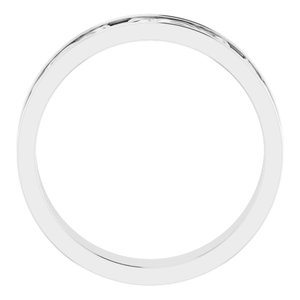 14K Yellow Or White Or Rose Gold Or Sterling Silver Or Platinum Celtic-Inspired Flat Band