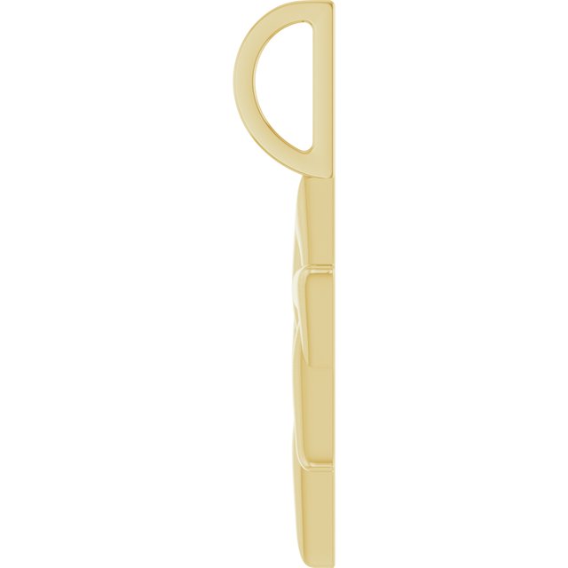 14K Yellow Gold 25.6 X 15.7 Mm Polished Star Of David Pendant