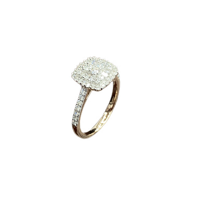 14K Yellow Gold 0.50 Cttw Diamond Ladies Ring