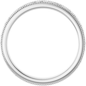 14K White Gold Round 1.2 Mm G-H Si2-Si3 1/10 Ctw Natural Diamond Floral Band Size 7