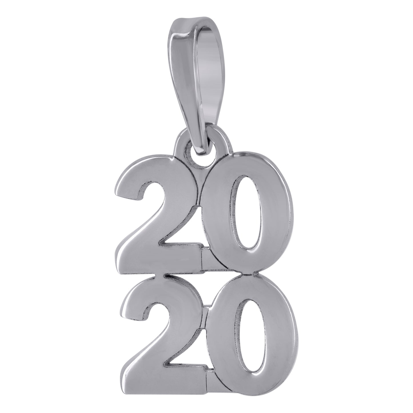 Sterling Silver Unisex Fashion Year 2020 Charm Pendant
