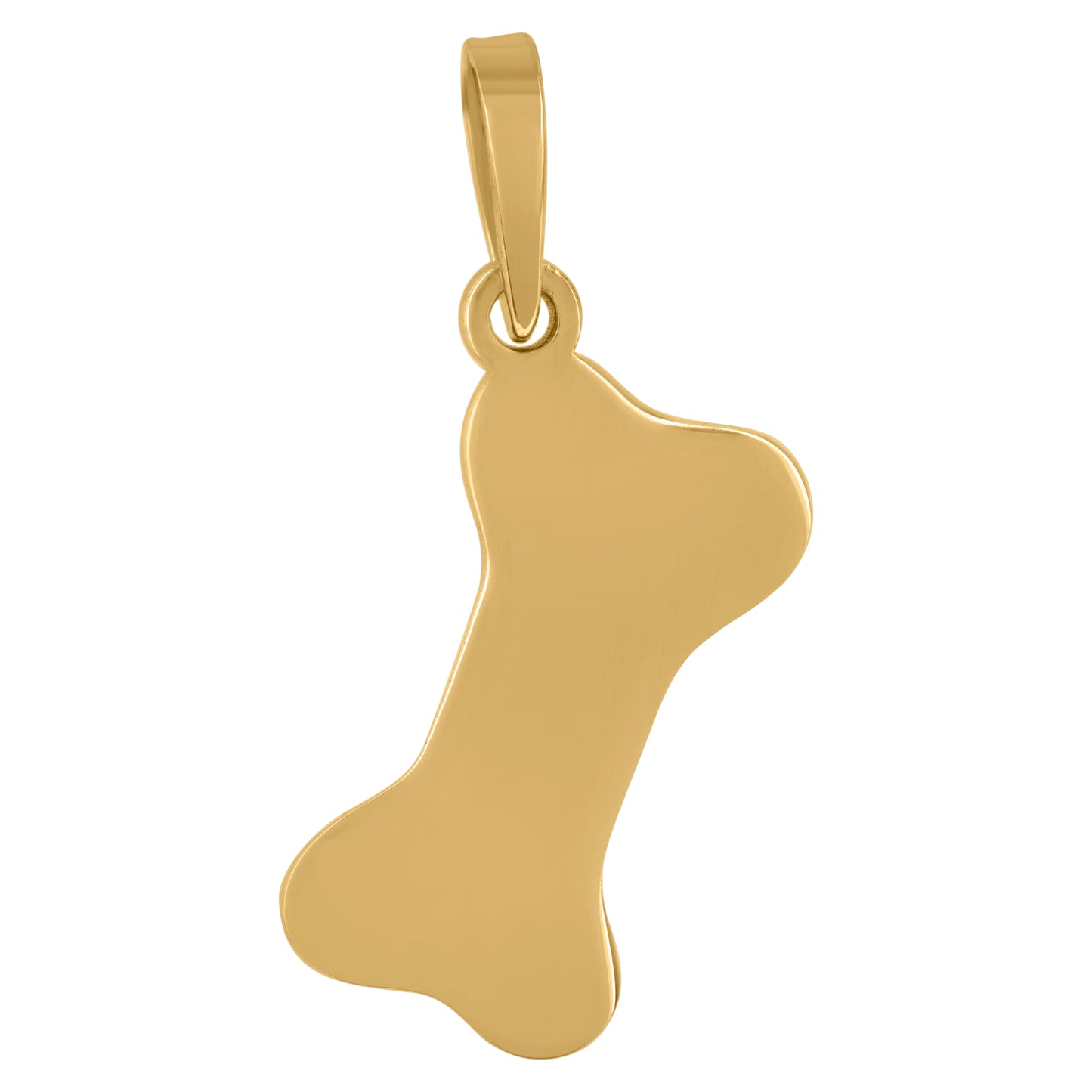 Sterling Silver Womens Pet Dog Bone Treat Animal Charm Pendant