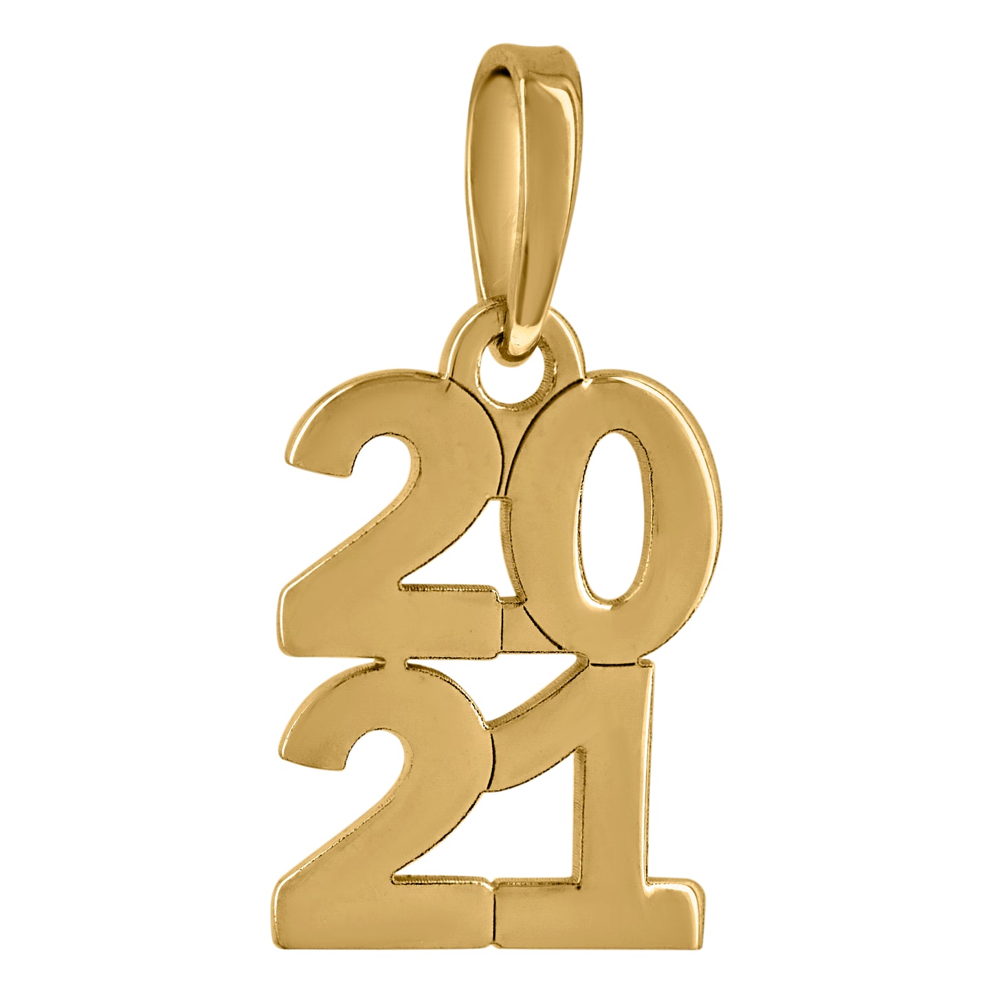 Sterling Silver Unisex Year 2021 Fashion Charm Pendant