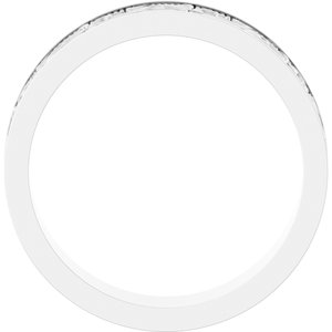 Sterling Silver Milgrain Sculptural Flat Band