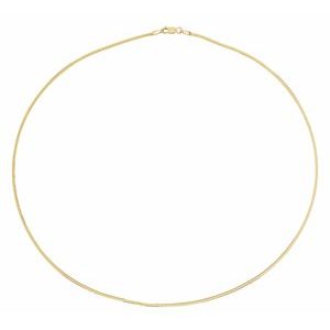 14K Yellow Gold 1.6 mm Herringbone Chain