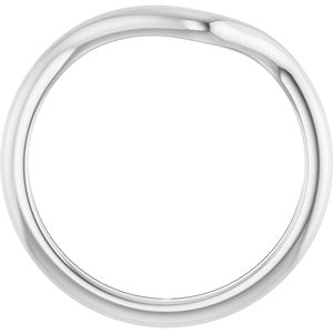 14K White Gold Marquise 10 X 5 Mm Polished Matching Band Size 7
