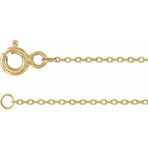 14K Yellow Gold 9.89 X 7.65 Mm 9 In Polished 9" Heart Anklet