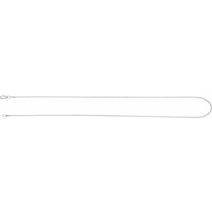 14K Yellow Gold-Filled Or Rhodium-Plated Sterling Silver 1 Mm Lobster Clasp Polished Box Chain