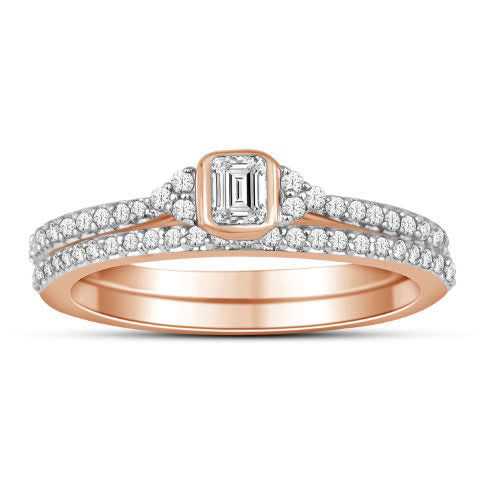 10K Yellow Gold  0.50 Cttw Diamond Ladies Ring