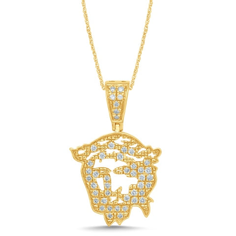 10K Yellow Gold 0.49  Cttw Diamond Assorted Charm